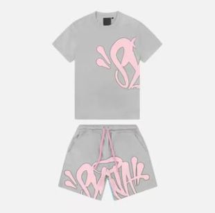 SynaWord High Street Fashion костюм в стиле хип-хоп Мужская модная футболка со взрывами внешней торговли 2023 года с принтом Шорты syna