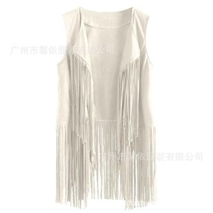 Factory Direct sales women's deerskin velvet buckle-free mid-length vest vest jacket