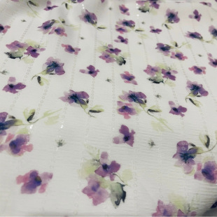 Dress Fabric Set Fabric Spring Fashion Clothing Elegant Print