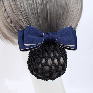 Ruili wind female hairpin nurse hair flower exquisite female net pocket high sense hotel stewardess coil hair bank bow