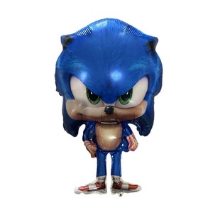 New Sonic Aluminum Film Balloon Shaped Cartoon Shape Aluminum Film Balloon Wholesale Birthday Decoration Balloon