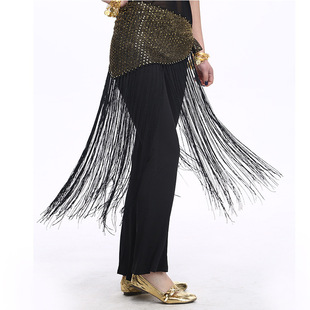 Belly dance clothing tassel waist chain hip dance practice triangle towel dance performance tassel waist seal belt