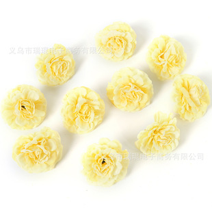 Yellow artificial flower silk flower artificial flower handmade diy material scene decoration corsage wrist flower headdress flower