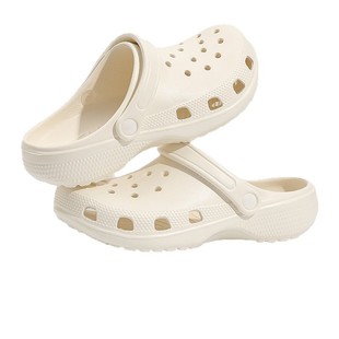 2025 Summer Wearing Classic Cave Shoes Women's Fashionable Thick Sole Dung-feeling Non-slip Baotou Seaside Beach Sandals