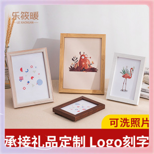 ✅ Simple Wooden Photo Frame Display Stand 7 7 Inch 5 6 10 A4 12 8inch Photo Wall Frame Hanging Wall Picture Frame Batch