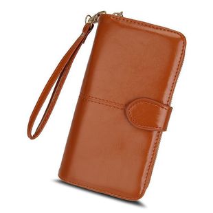 New Style Wallet Women's Long Zipper Buckle Large Capacity Multi Card Holder Wallet Card Holder One-piece Bag Clutch Bag Hot Sale