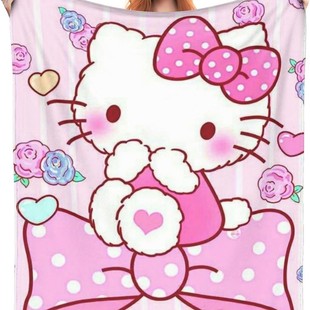 Ковер Hello Kitty фланелевое одеяло Hello Kitty фланелевое одеяло для кондиционирования воздуха амазонка сиесту одеяло фланцевое одеяло трансграничное