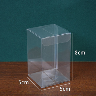 pvc plastic transparent packaging box custom pet folding rectangular plastic box pp matte twill gift box custom