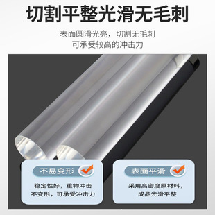 Highly Transparent Acrylic Solid Round Rod, Organic Glass Square Bar, Ball Tapping, Punching and Polishing, Factory Processing and Customization