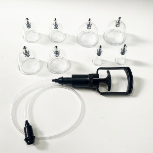 Supply plastic cup cupping for home use with tube cupping Cup 8-piece set combination vacuum suction can be delivered one piece