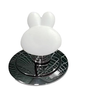 Cute rabbit vintage toilet press artifact simple furniture hardware handle wardrobe drawer cabinet handle