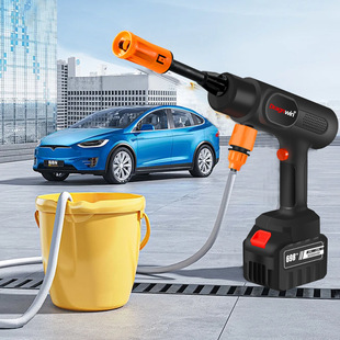 Cross-border 13-generation car wash water gun suit handheld wireless lithium battery car wash gun household rotatable gun head high pressure water gun