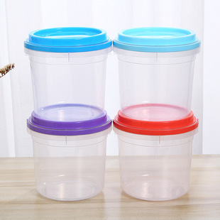 Factory wholesale supply plastic fishing bucket doll storage bucket transparent toy storage bucket portable multi-purpose bucket