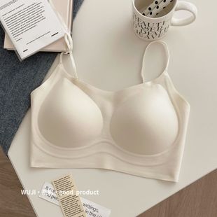 Yifantai Liquid Foundation Intimates "White t Camisole Versatile and Impermeable" Spaghetti Straps Beautiful Back Bra for Women