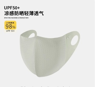 Spring and Summer 2025 Thin UPF500 Ice Silk Sunscreen Mask Fox Type Increased Ice Sense Breathable Eye Protection Angle 7A Bacteriostasis