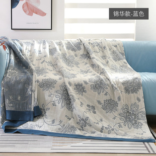 Five-layer cotton gauze towel blanket cotton towel blanket air conditioning quilt single double summer cool quilt adult blanket thin quilt