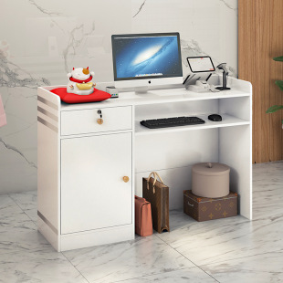 Cashier Small Simple Modern Convenience Store Milk Tea Shop Reception Desk Bar Hairdressing Shop Clothing Store Counter Front Desk