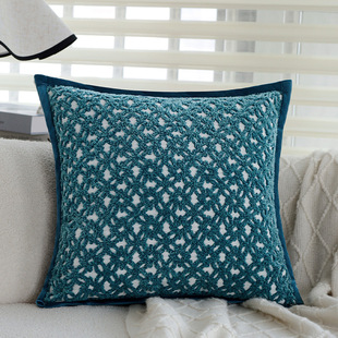 New Middle Ancient Style Pillow Case High Sense Pillow Hotel Soft Sofa Living Room Cushion Cover with Core Wholesale