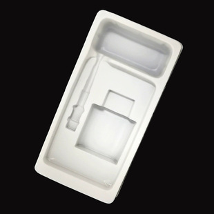Apple Huawei three-in-one data cable pvcPETPS transparent white inner blister simple packaging box
