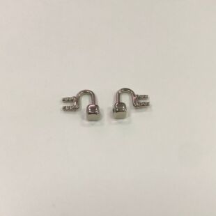 SOURCE manufacturer glasses accessories metal high nickel U-shaped lock screw special pipe nose bracket wine glass can be plated