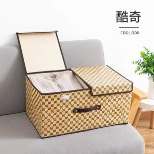 Storage Box Fabric Underwear Storage Box Clothes Organizer Household Wardrobe Artifact Folding Clothes Storage Box
