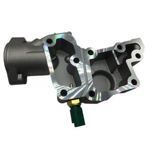 APEEK car plastic water pass thermostat cover with sensor for Peugeot 1336.Y8 1336Y8
