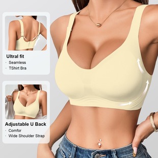 Europe and the United States cross-border explosions without rims underwear bra temushein Amazon with in stock factory outlets