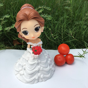Baking Cyber Celebrity Birthday Small Cake Decorative Ornaments Ins Style Cute Cartoon Princess Girl Children's Plug-in
