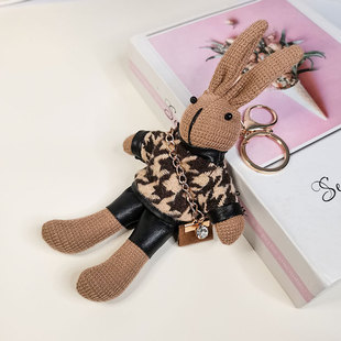 Japanese Style Chanel Rabbit Bag Pendant Cute Fashion Personality Doll Plush Doll Car Keychain Women