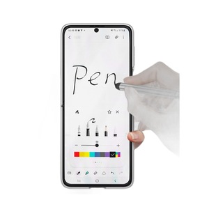For Samsung flip4 All-inclusive Phone Case Personal Pen Slot with Stylus Pen flip5 Magnetic Solid Color Protective Cover