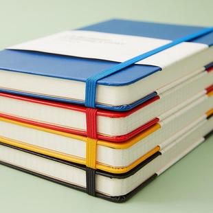 Hard-faced business office notepad simple strap book A5 horizontal line notebook stationery notebook dot matrix diary