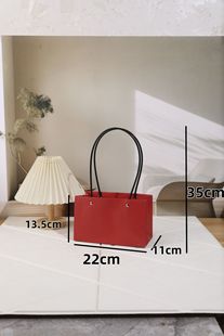Net red flower shop bouquet packaging handbag flower packaging bag kraft paper bouquet flower arrangement gift bag wholesale