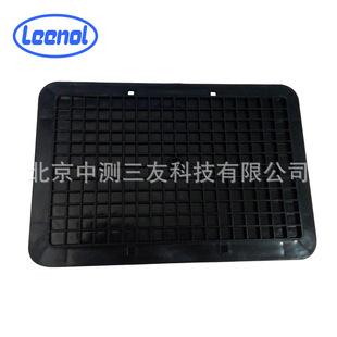 LEENOL black conductive turnover box can be printed and stacked injection molding multi-size optional