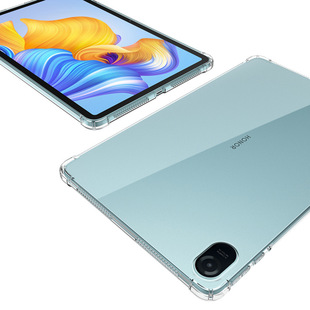 Применимо к Glory Flat 8 Защитная крышка Четырехугольная подушка безопасности с защитой от падения Прозрачная 12-дюймовая мягкая оболочка из ТПУ 2022 года с высокой проницаемостью