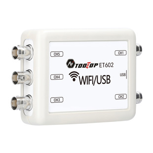 TOOLTOP ET601/ET602 WIFI/USB virtual oscilloscope five-channel data storage acquisition record