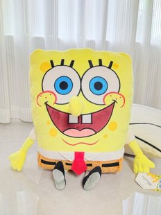 Genuine Spongebob Paida Star Doll Plush Toy Squidward Brother Squidward Crab Boss Small Worm Pendant Grasp Doll Play