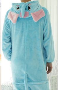 3D Panda Husky Mouse Cartoon Pajamas Animal Cute Thickened Flannel Accomoast for Men and Women