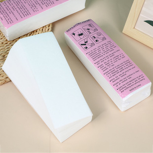 Factory in stock hair removal non-woven thickened disposable beeswax hair removal paper cross-border wholesale white hair removal paper