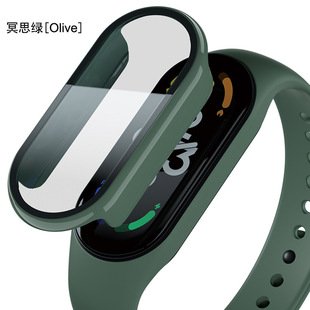 Подходит для корпуса часов Mi Band 6 Чехол для часов Mi band5 Универсальный чехол для ПК, интегрированный жесткий чехол с защитой от падения и царапин