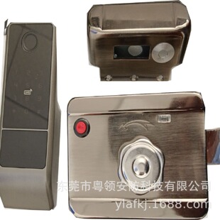 Old-fashioned outdoor anti-theft door lock exterior decoration household wooden door iron door rain-proof rust-proof remote graffiti all APP