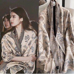 Liu Yifei однотонный комнатный шарф с кондиционером, женское летнее офисное одеяло для сна, кашемировое одеяло с кисточками, теплая шаль