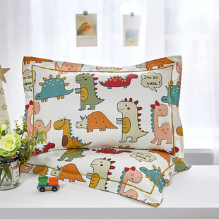 Children's class A 60s cotton pillowcase infant pillowcase cotton kindergarten nap pillow headgear A generation of wholesale