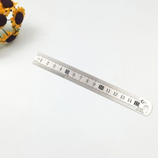 15cm-30cm aluminum ruler tool scale metal ruler office stationery woodworking factory ruler
