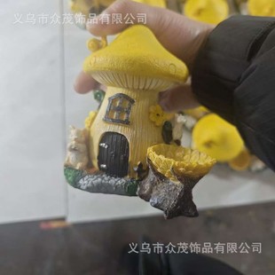 Ночник Солнечная Смола Маленький дом дерево дом садовые украшения сад Садоводство разные товары макет балкона