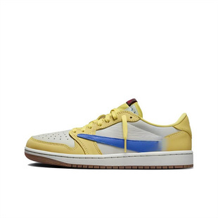 Putian Shoes aj1 зазубрины гольф-молния туфли с низким содержанием канарейки желтая чистая оригинальная обувная компания трансграничная оптовая продажа