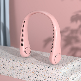 Manufacturers USB charging leadless neck fan sports outdoor carry-on neck fan big wind wholesale