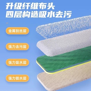 Retractable Mini Small Mop Desktop Hand-free Household Kitchen and Toilet Table Top Special Replacement Cloth Tablet