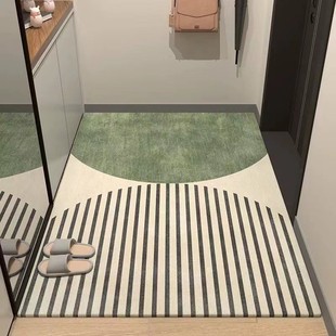 Entrance mat at the gate light luxury stain-resistant household foot mat carpet door mat cutting door mat