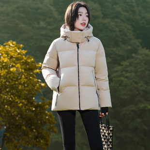 Aidanmeng super thick short down jacket for women 2023 new simple fashion loose thickened winter women's coat