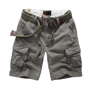 New summer casual shorts cotton loose camouflage overalls trendy men's youth straight men's pants manufacturers wholesale